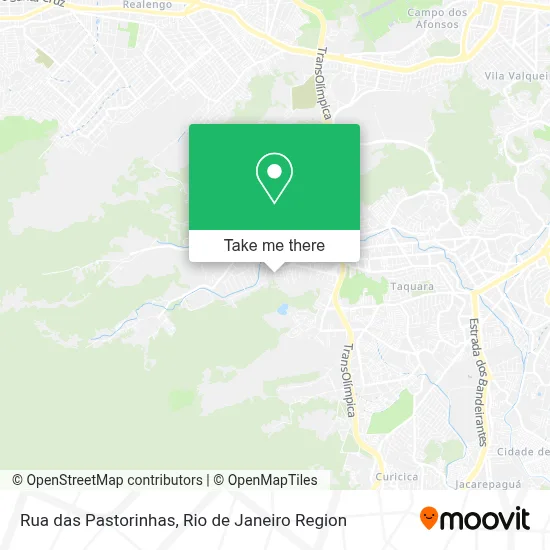 Rua das Pastorinhas map