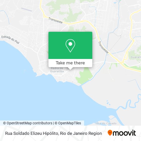 Rua Soldado Elizeu Hipólito map