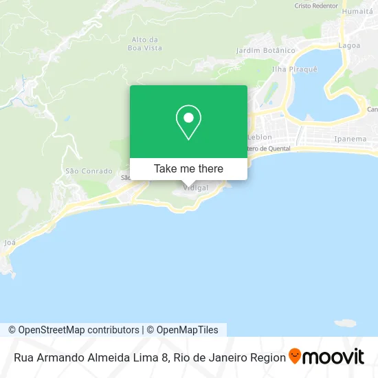 Rua Armando Almeida Lima 8 map