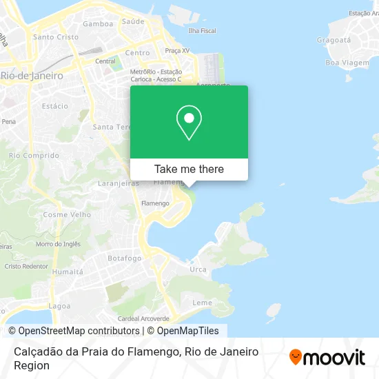 Calçadão da Praia do Flamengo map
