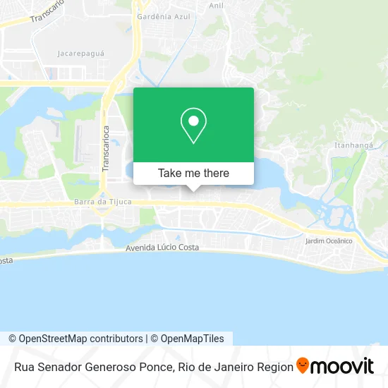 Rua Senador Generoso Ponce map