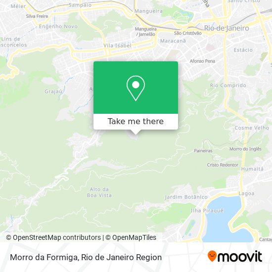 Morro da Formiga map