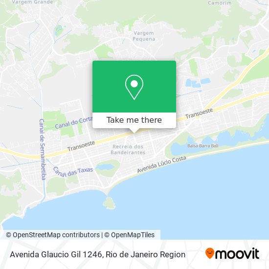 Mapa Avenida Glaucio Gil 1246