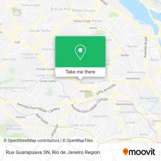 Rua Guarapuava SN map