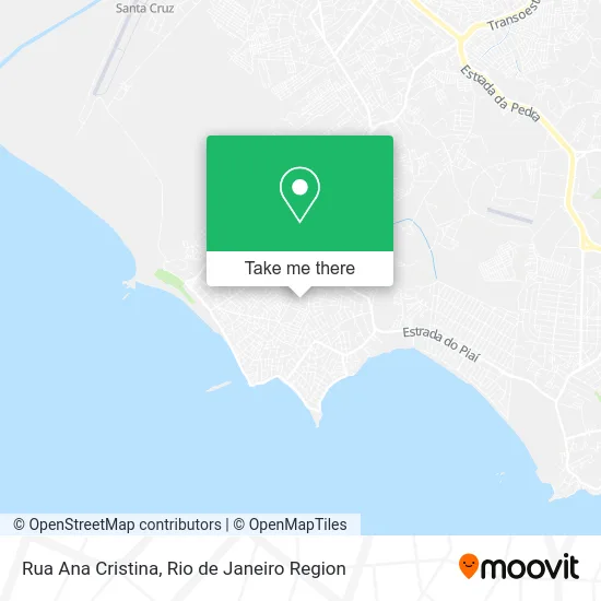 Rua Ana Cristina map