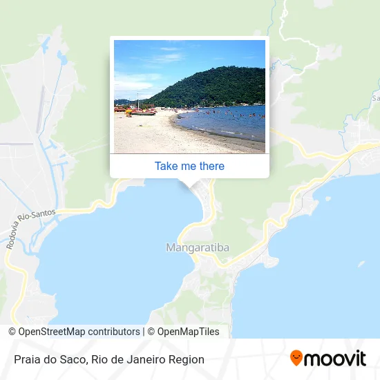 Praia do Saco map