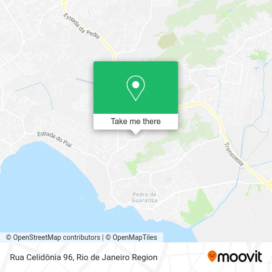 Rua Celidônia 96 map