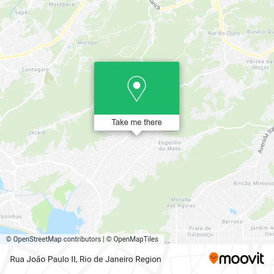 Rua João Paulo II map