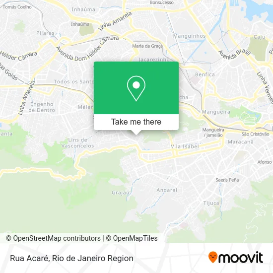 Rua Acaré map