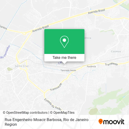 Rua Engenheiro Moacir Barbosa map