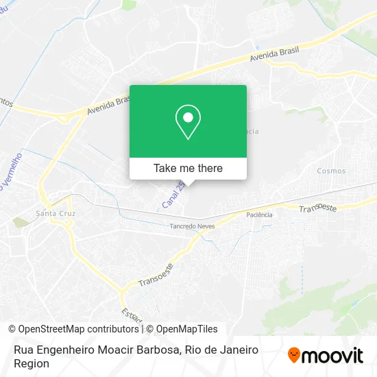 Rua Engenheiro Moacir Barbosa map