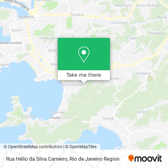 Mapa Rua Hélio da Silva Carneiro