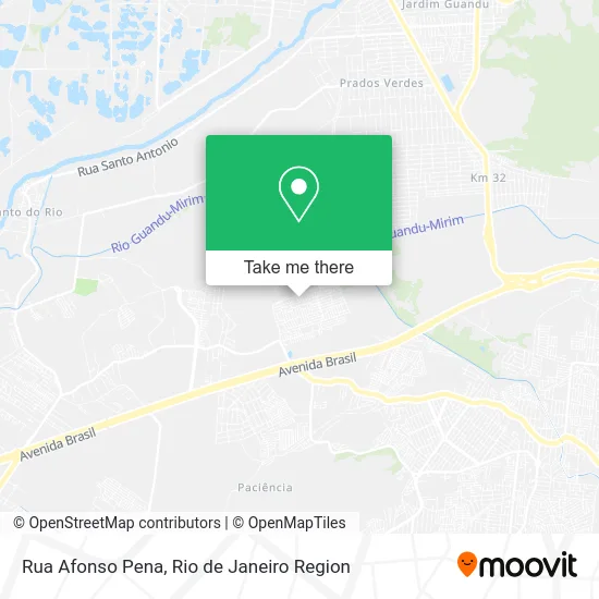 Rua Afonso Pena map