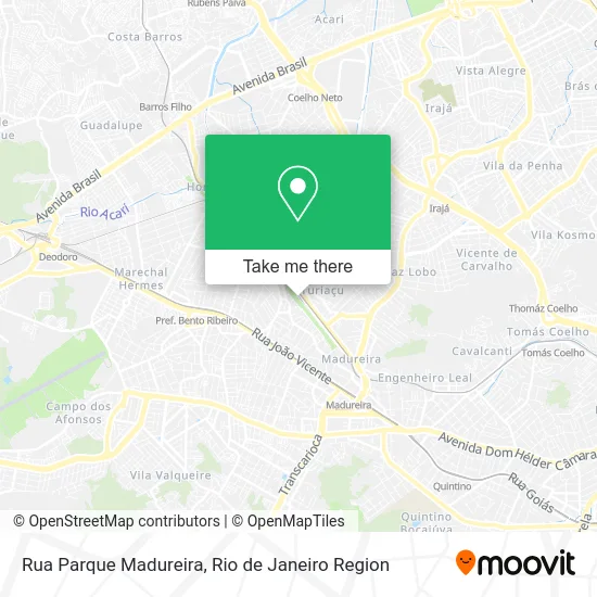 Rua Parque Madureira map