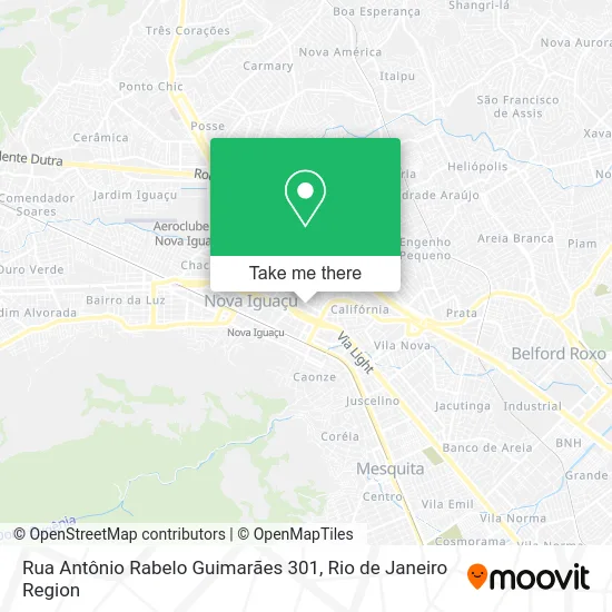 Rua Antônio Rabelo Guimarães 301 map