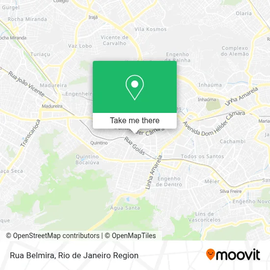 Rua Belmira map