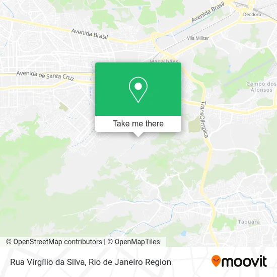 Rua Virgílio da Silva map
