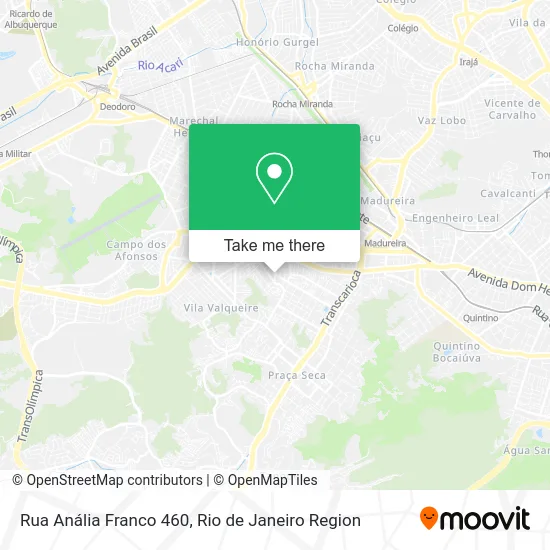 Rua Anália Franco 460 map