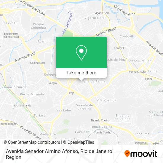 Avenida Senador Almino Afonso map
