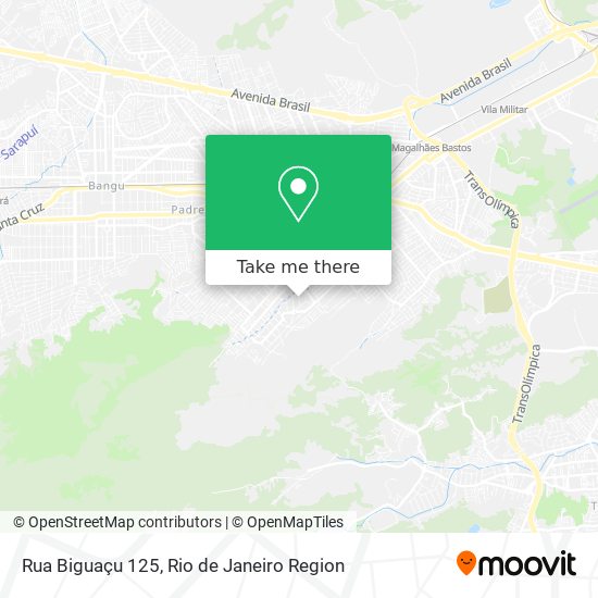 Mapa Rua Biguaçu 125