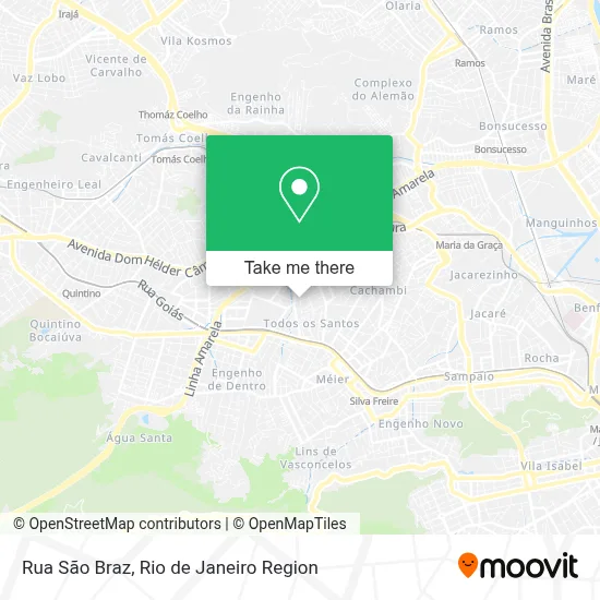 Rua São Braz map