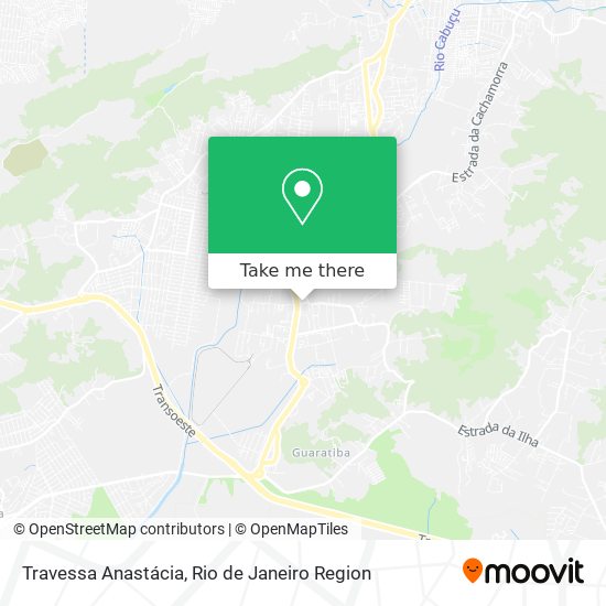 Travessa Anastácia map