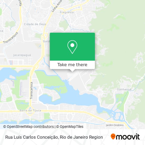 Mapa Rua Luís Carlos Conceição