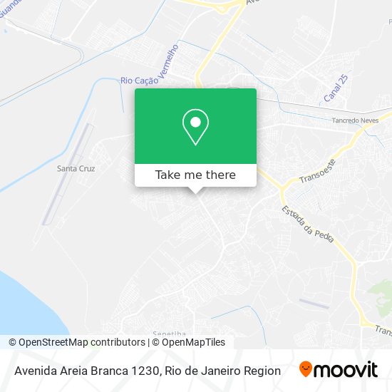 Avenida Areia Branca 1230 map