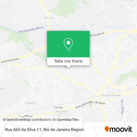 Rua Abil da Silva 11 map