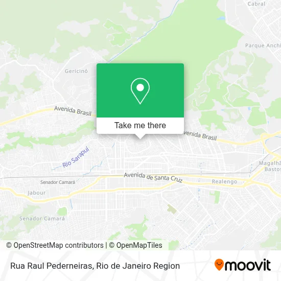 Rua Raul Pederneiras map