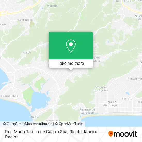 Rua Maria Teresa de Castro Spa map