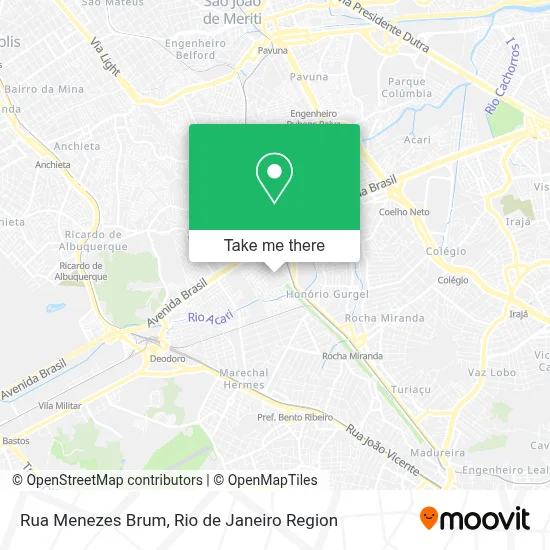 Rua Menezes Brum map