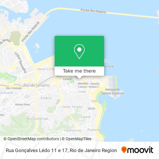 Rua Gonçalves Lédo 11 e 17 map