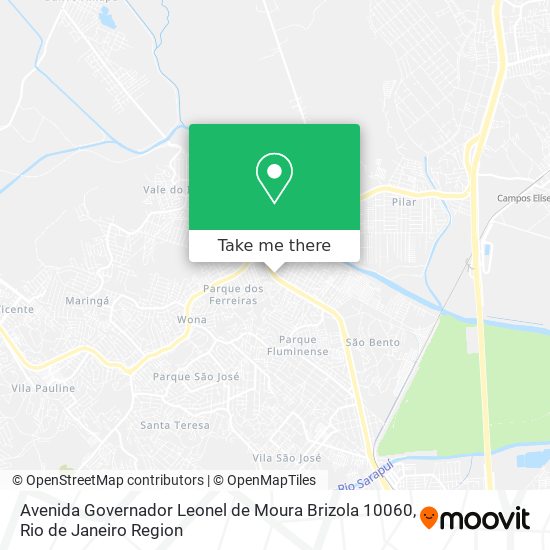 Avenida Governador Leonel de Moura Brizola 10060 map