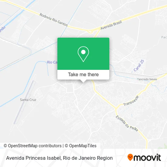 Avenida Princesa Isabel map