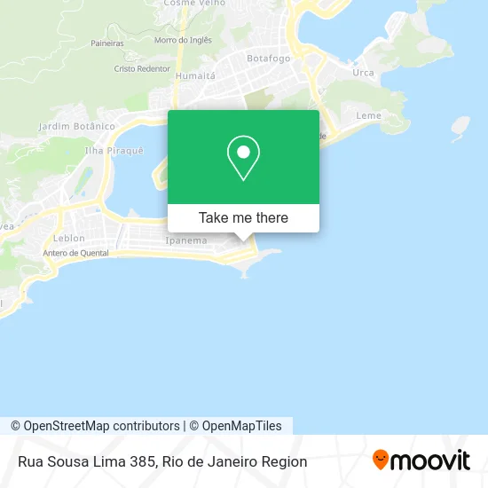 Rua Sousa Lima 385 map