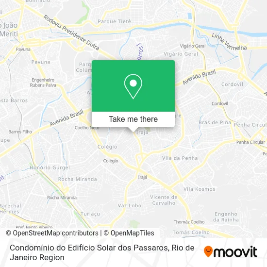 Condomínio do Edifício Solar dos Passaros map