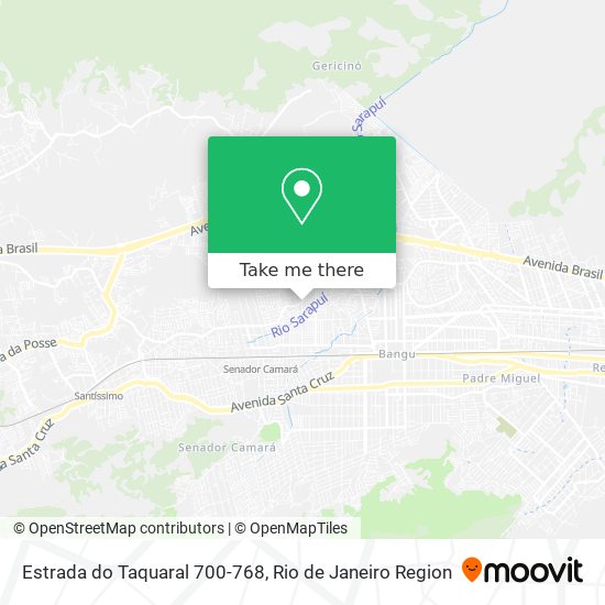 Estrada do Taquaral 700-768 map