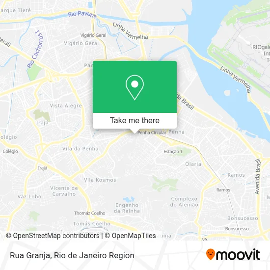 Rua Granja map