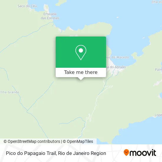 Pico do Papagaio Trail map