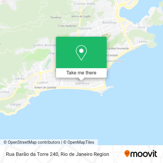 Rua Barão da Torre 240 map