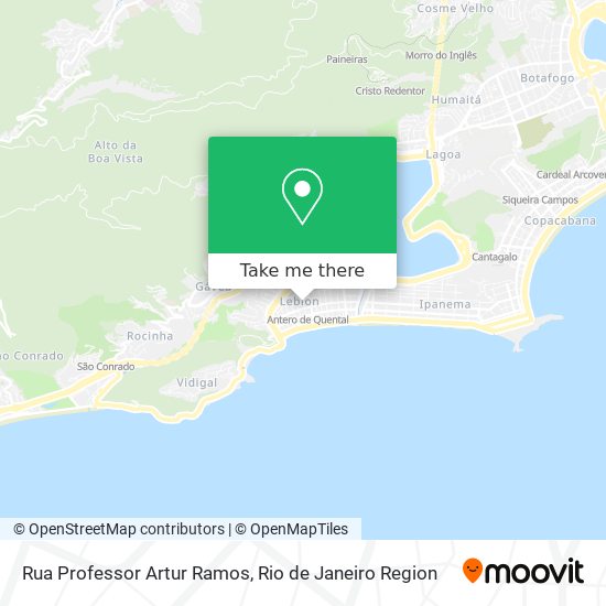 Rua Professor Artur Ramos map