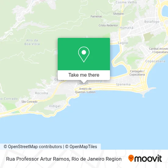 Rua Professor Artur Ramos map