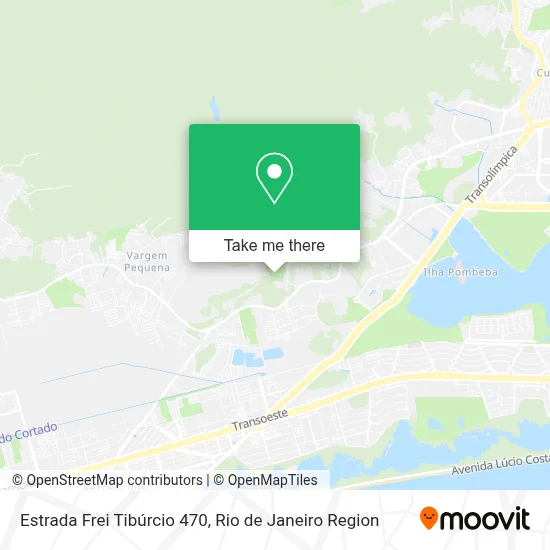 Estrada Frei Tibúrcio 470 map