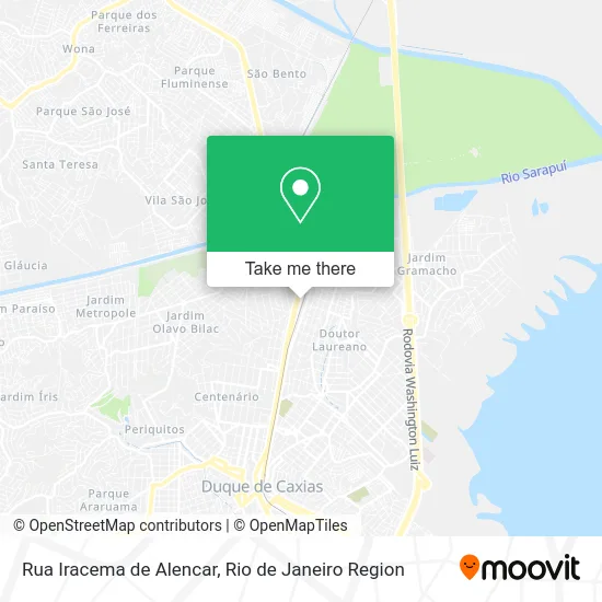 Rua Iracema de Alencar map