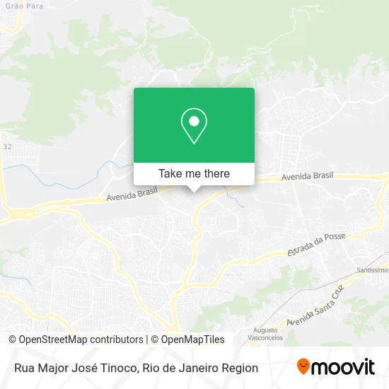 Rua Major José Tinoco map