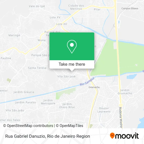 Rua Gabriel Danuzio map