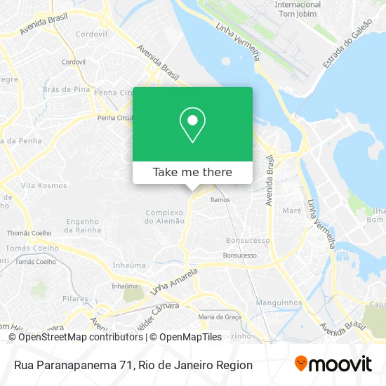 Rua Paranapanema 71 map