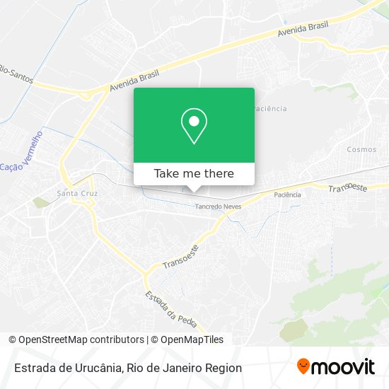 Estrada de Urucânia map