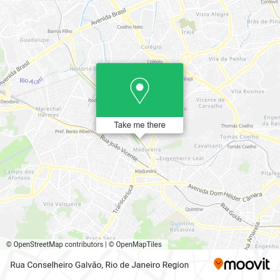 Rua Conselheiro Galvão map